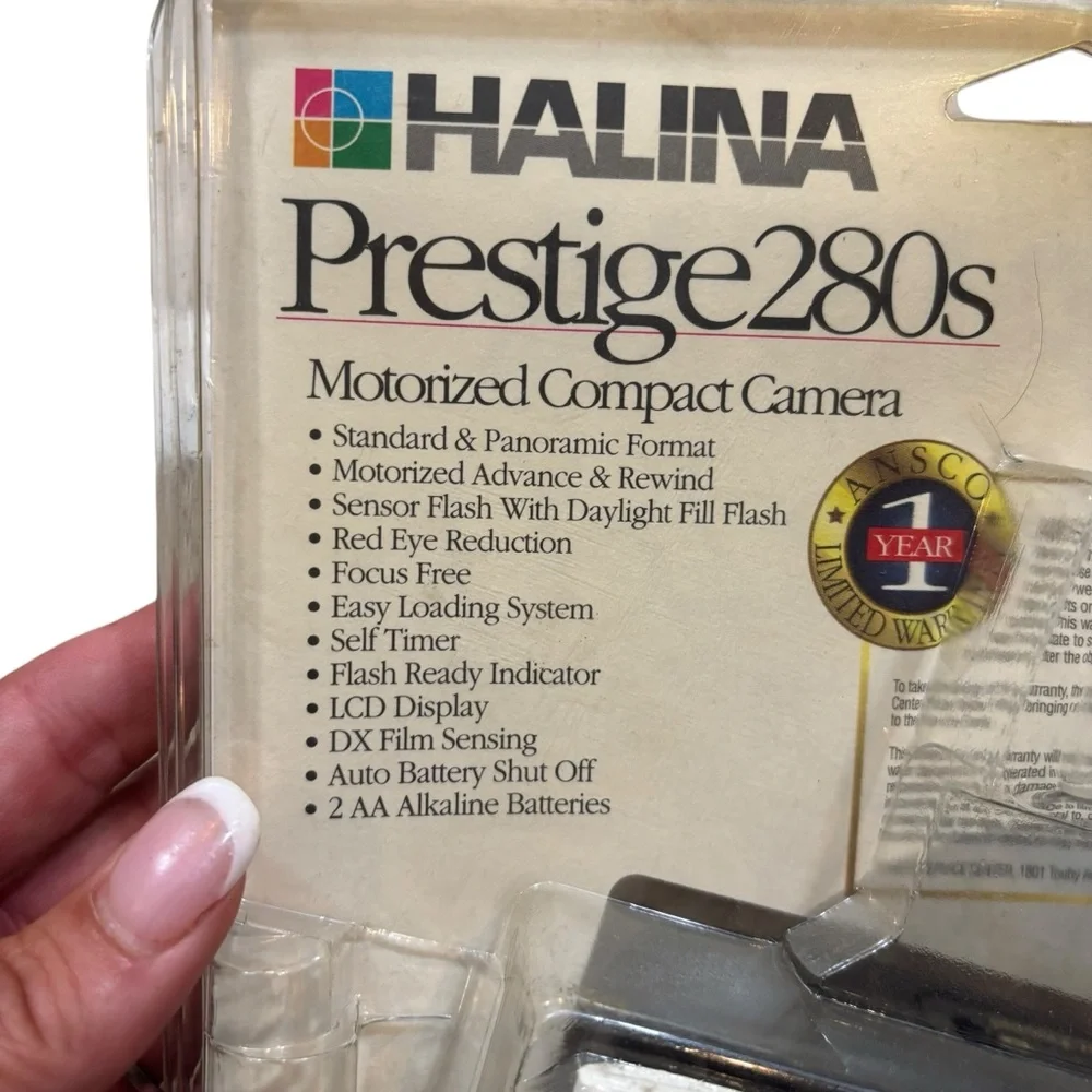 Vintage Brand New in Package Halina Prestige 280’s Compact 35 mm Camera‎
